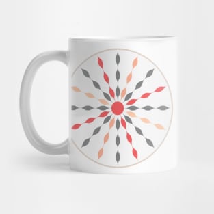 Minimalist Sun Mandala Mug